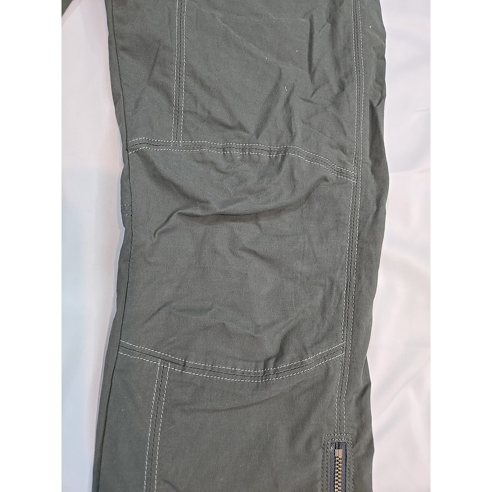 Kuhl Pants Womens Adult 8 Olive Skinny Pants Zipper Hiking Stretch - Picture 6 of 13